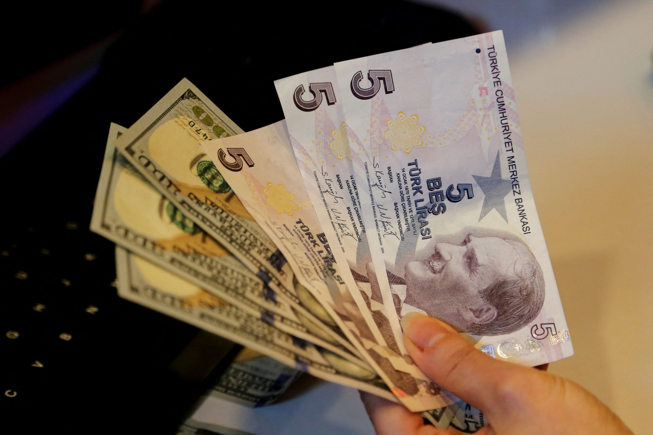 turkish currency scaled